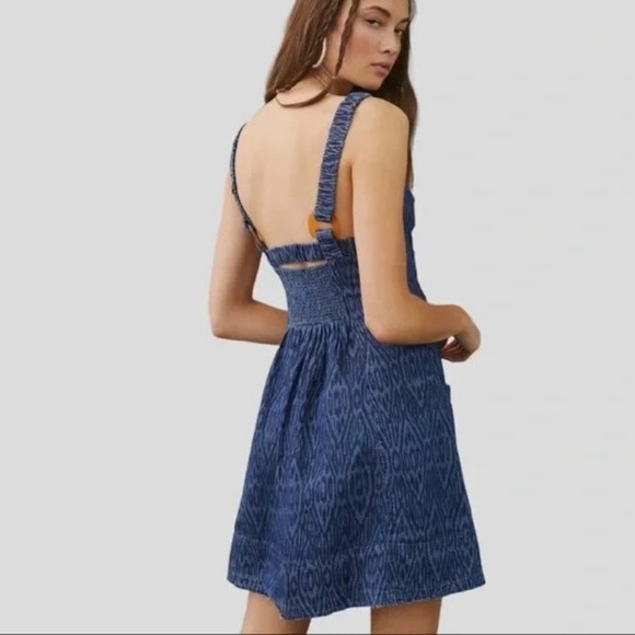 Anthropologie 100% cotton Ikat dress - Picture 5 of 10